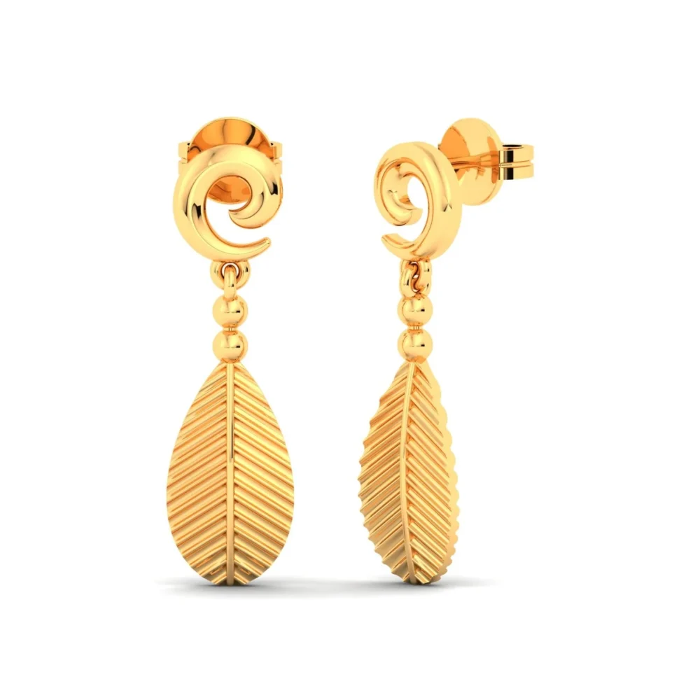 Shimmering Forest Drop Earrings