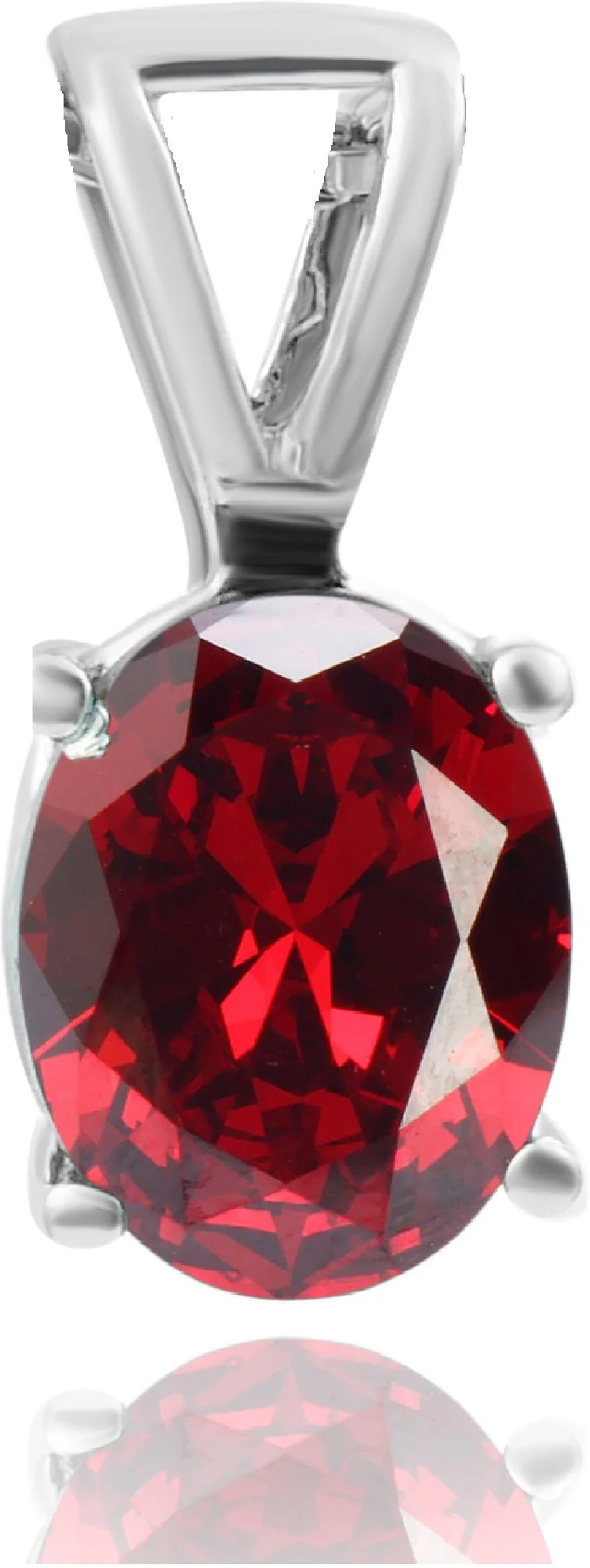 Exquisite Natural Garnet Gemstone Designer Pendant - Image 3