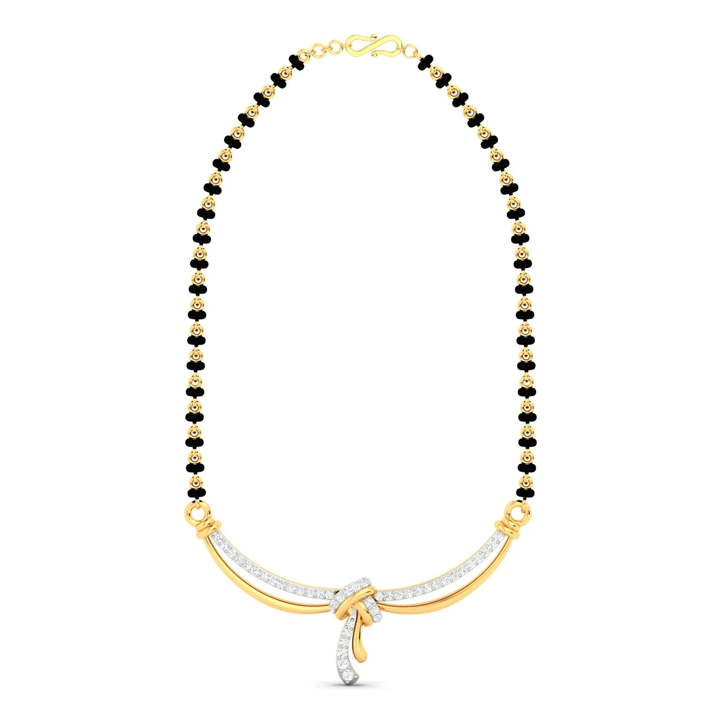 Radiant Knot Curve Mangalsutra