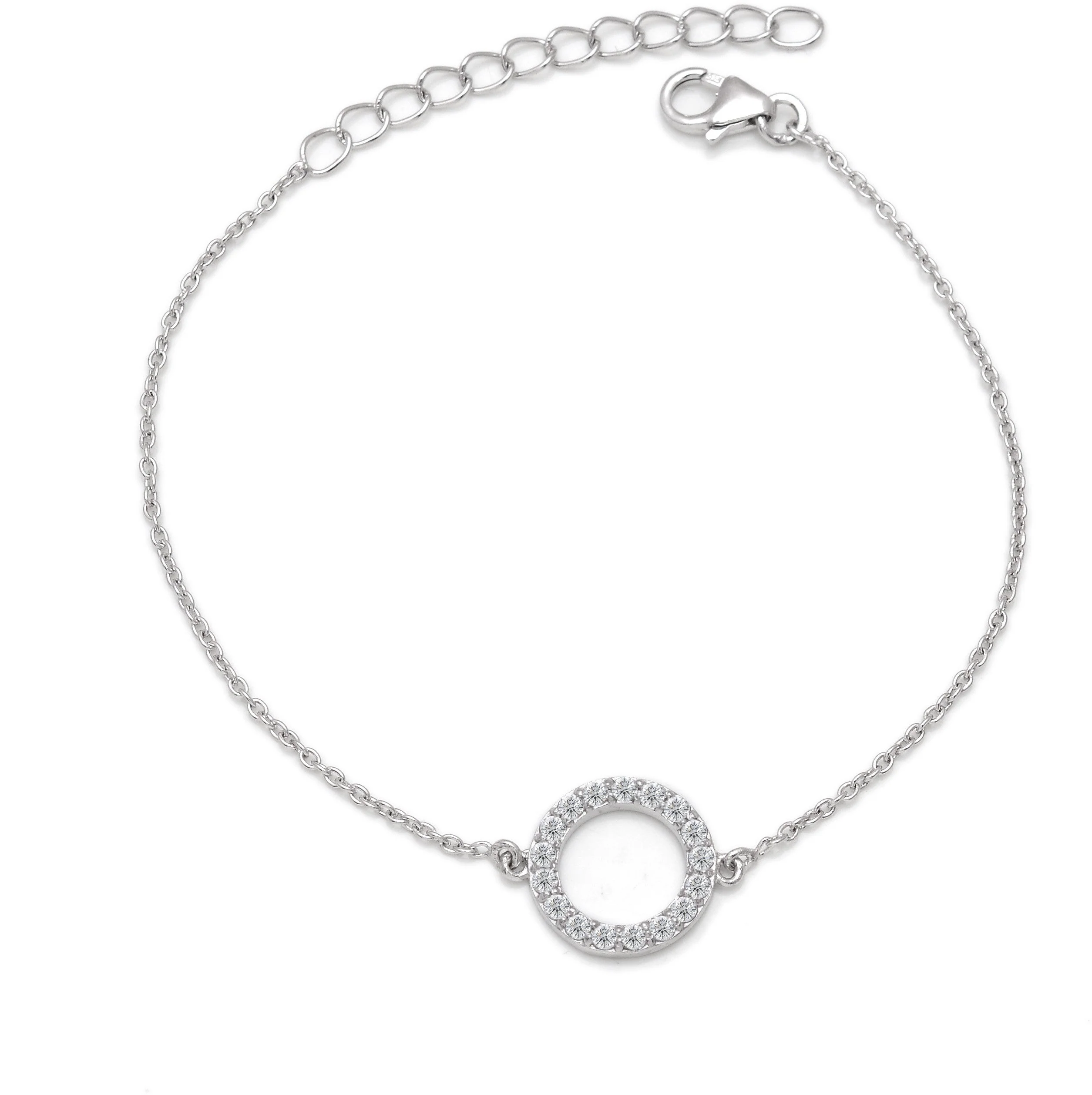 Zirconia Crystal Minimalist Bracelet