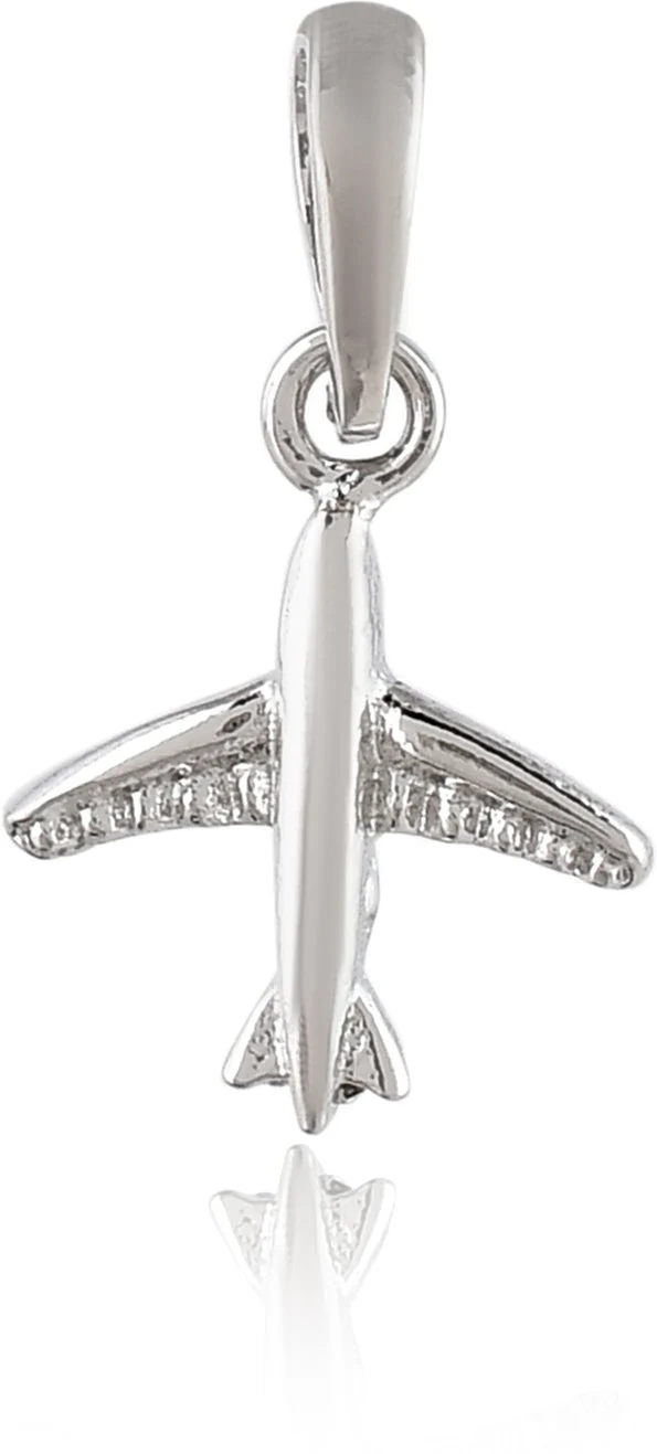 Elegant Airplane Shape Pendant & Locket - Image 3