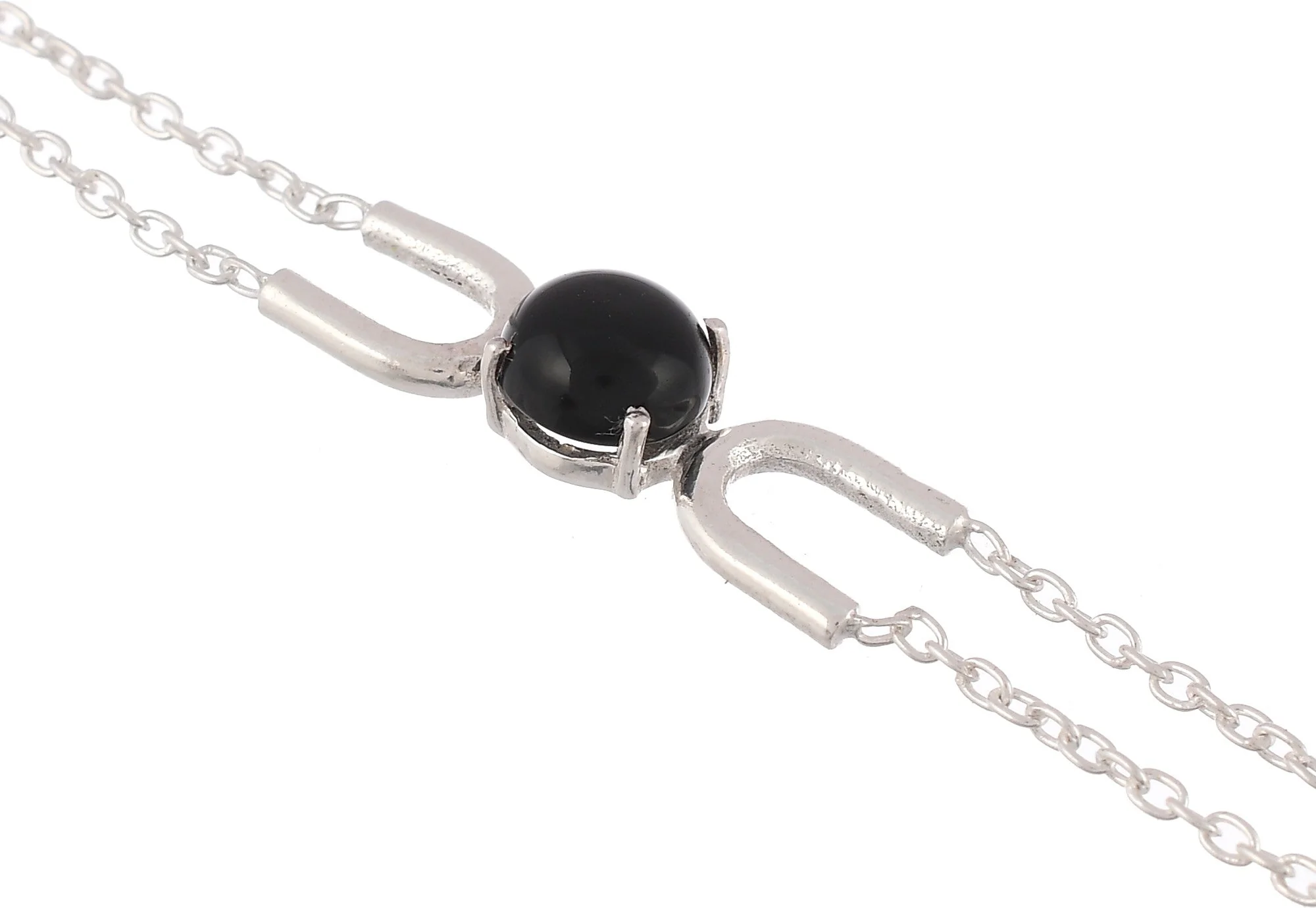 Mystic Black Onyx Gemstone Bracelet - Image 3