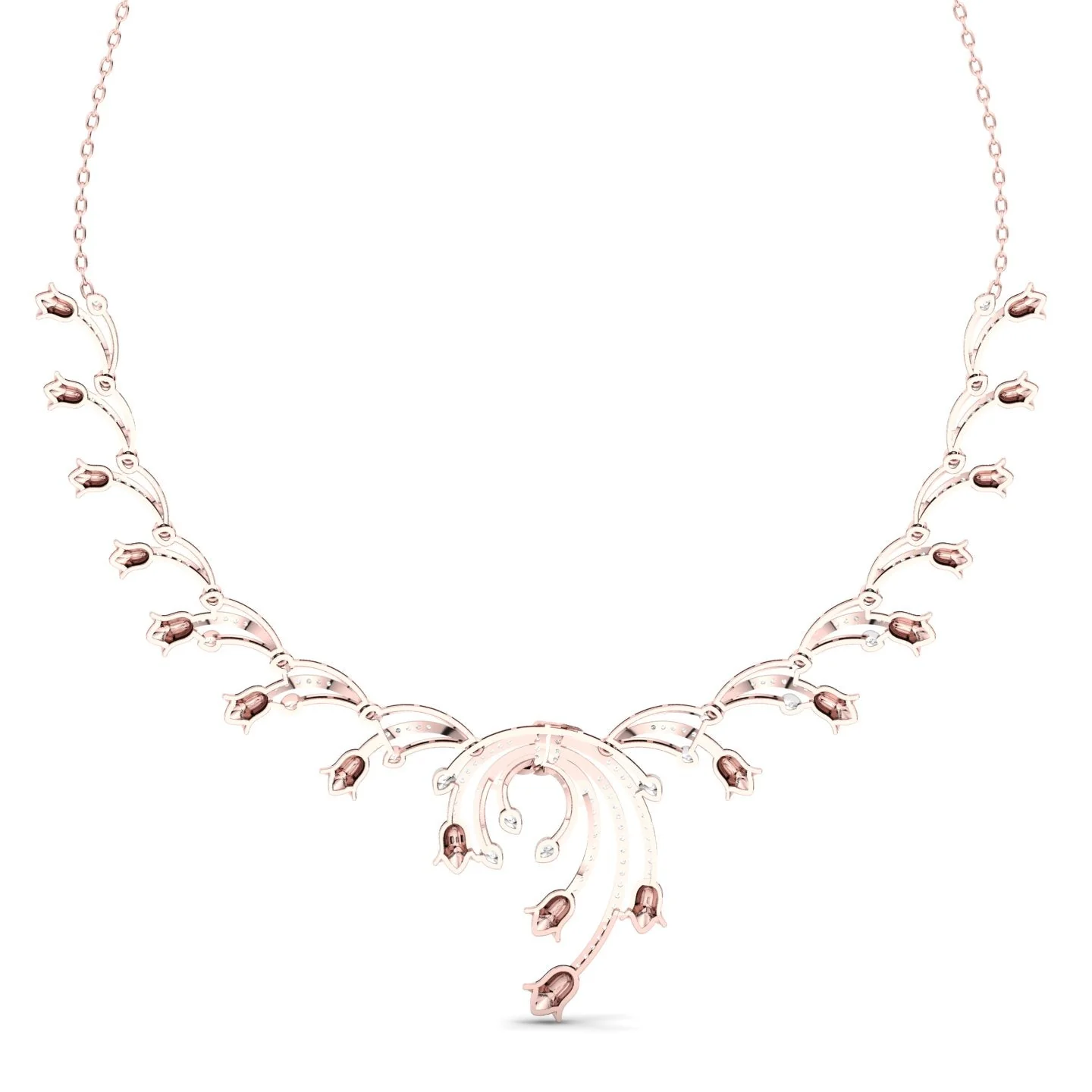 Rose Petal Grace Necklace - Image 4