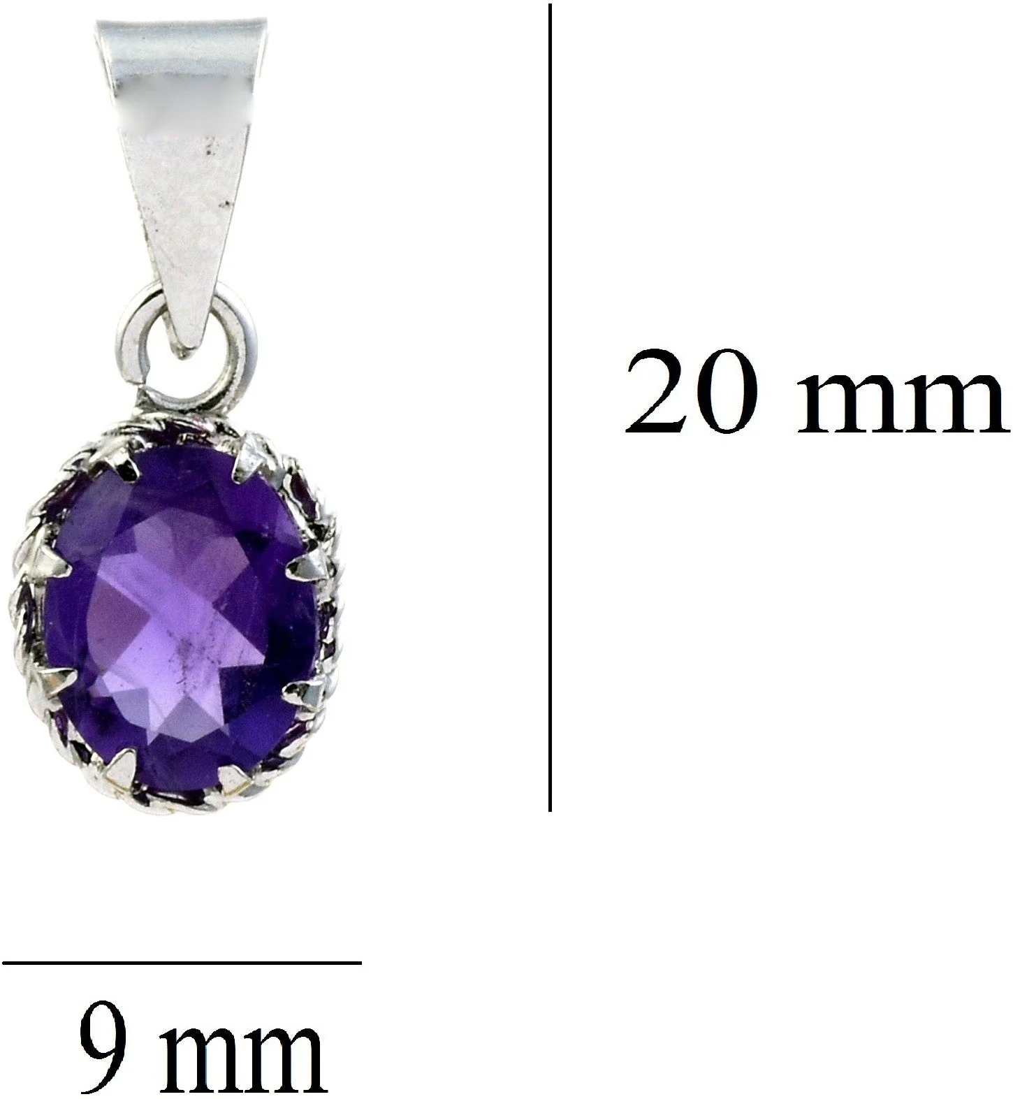 Exquisite Natural Amethyst Gemstone Pendant / Locket - Image 4
