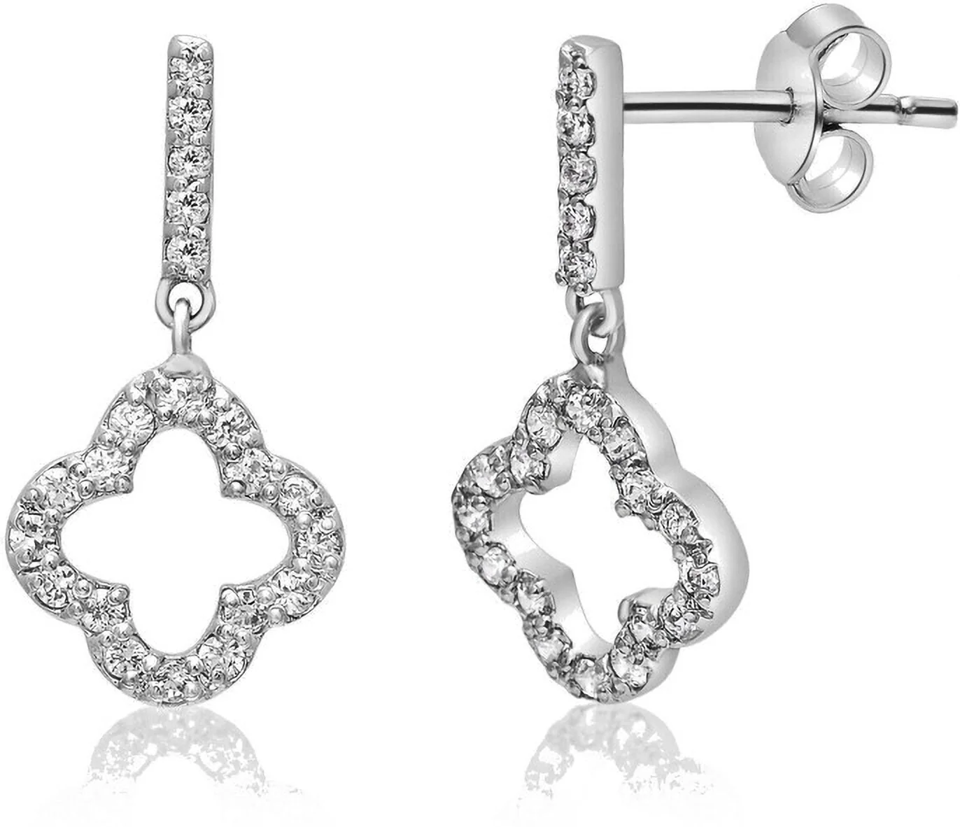 Sleek Designer Minimalistic Bar Stud Earrings - Image 3